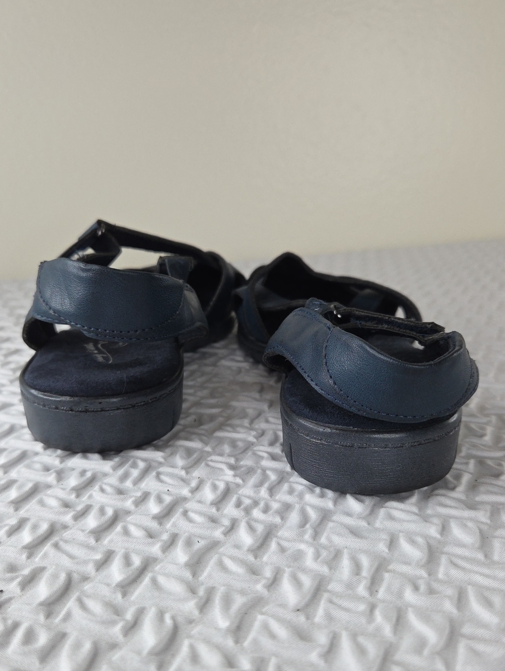Easy Street Garrett Flats Women’s 9Navy Comfort Sandals - Casual Strappy. - Picture 8 of 10
